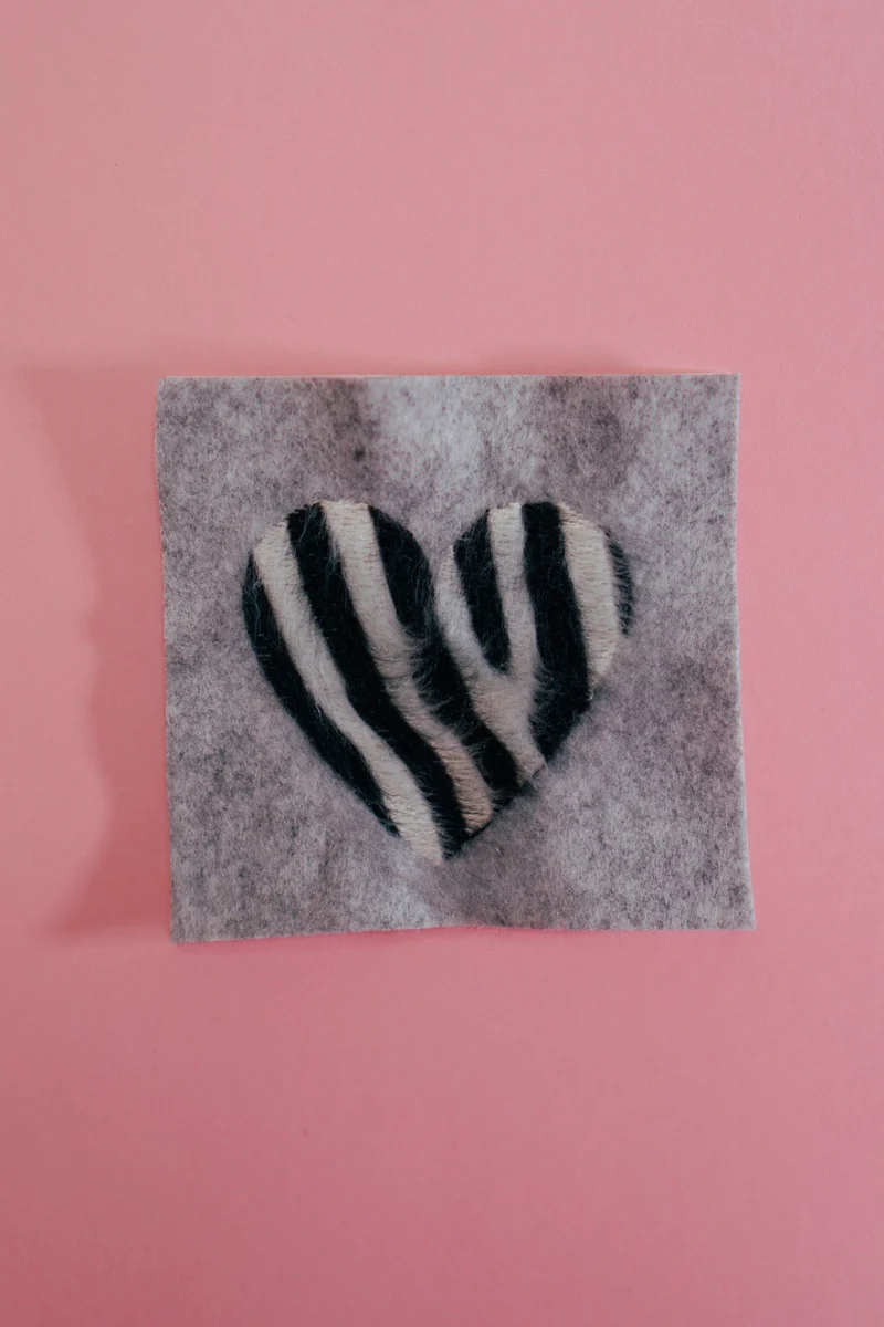 Stickdatei Zebra Herz (Filaine)