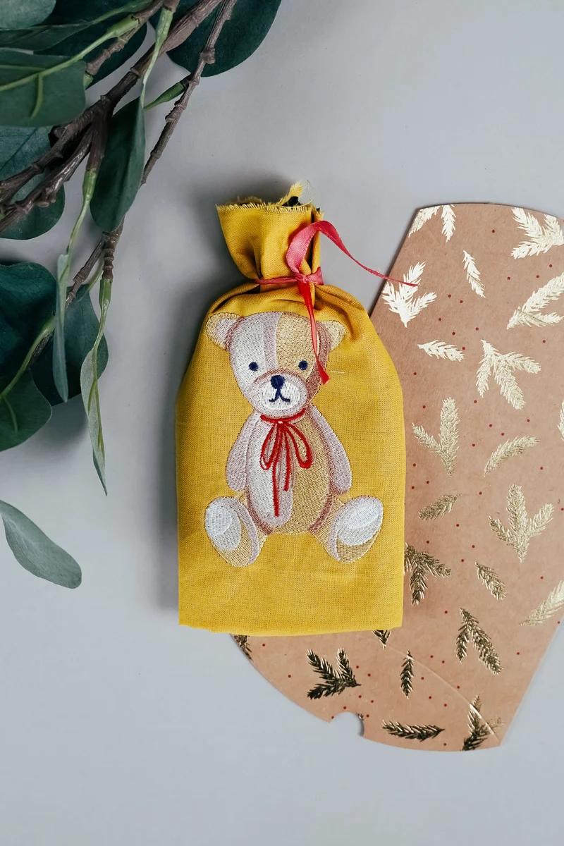 Stickdatei Retro Teddy