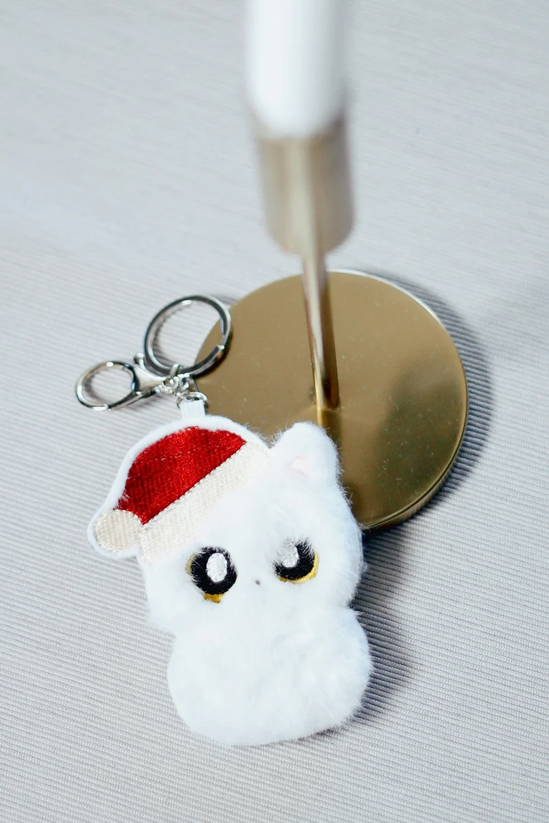 ITH Stickdatei Weihnachtskatze