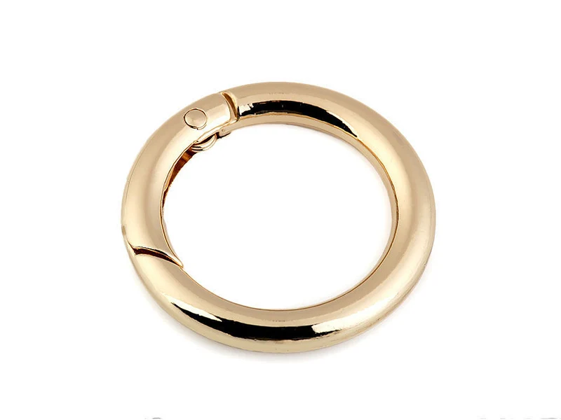 Karabiner Ring 25mm- gold