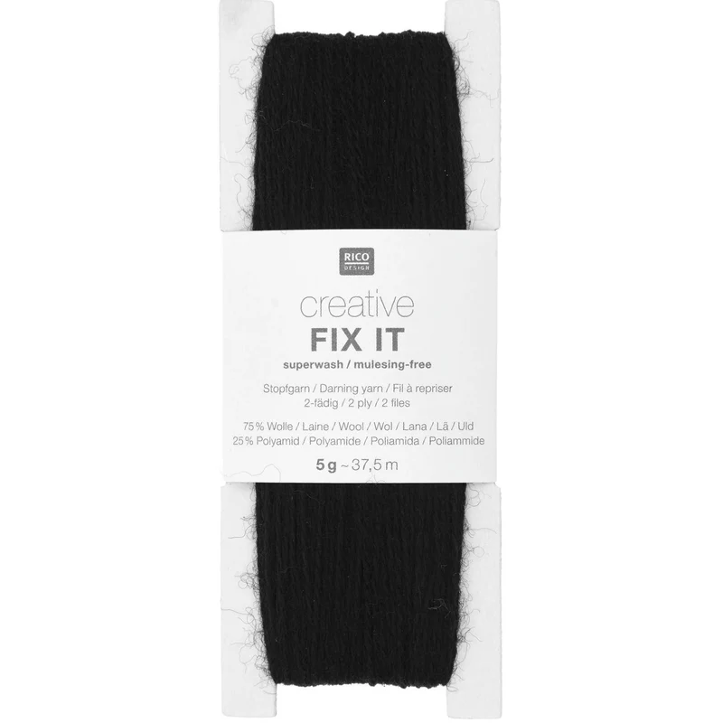 creative FIX IT Stopfgarn- schwarz