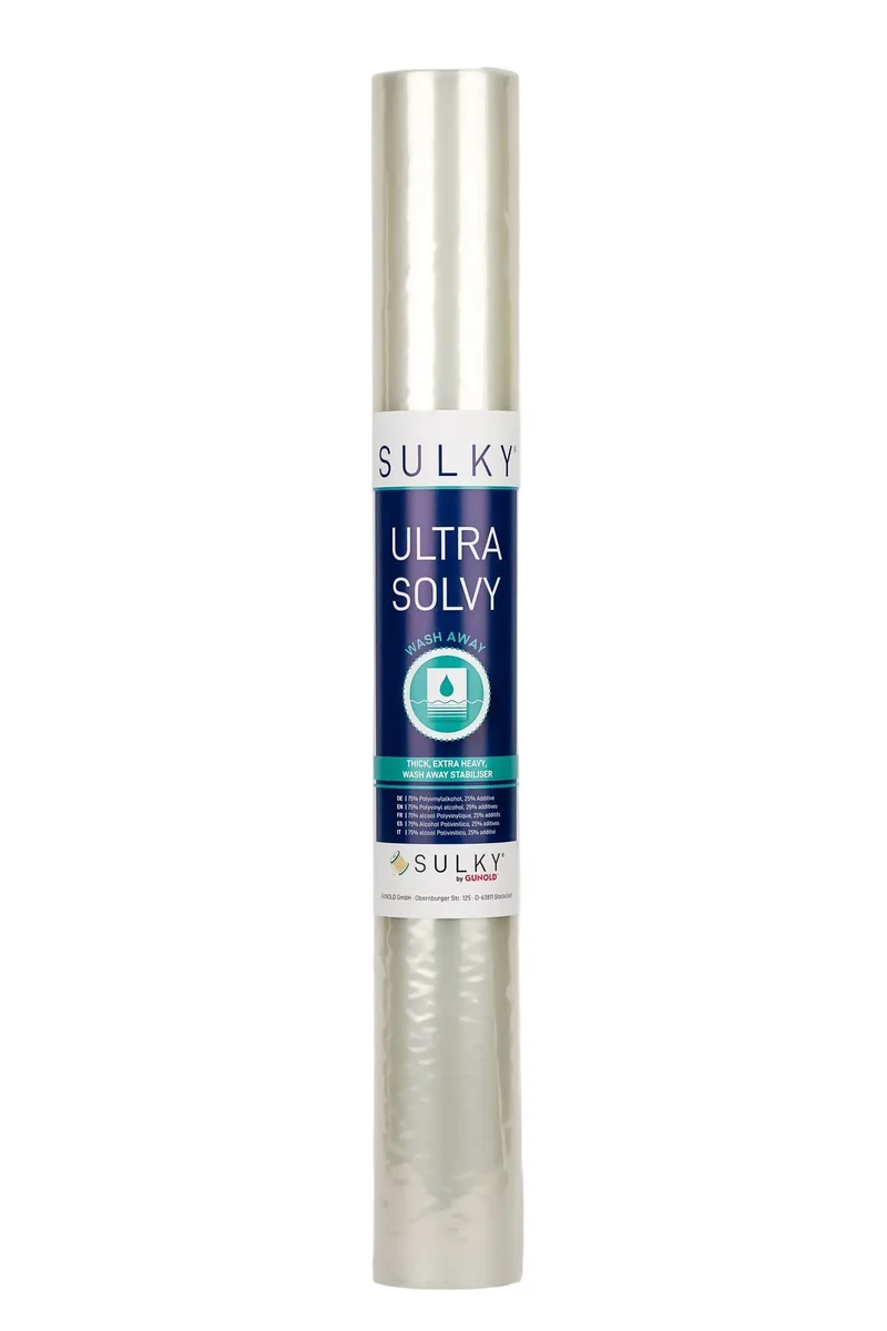 SULKY Ultra Solvy – starke wasserlösliche Stickfolie
