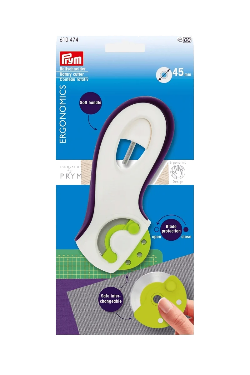 PRYM Rollschneider Ergonomics – 45 mm