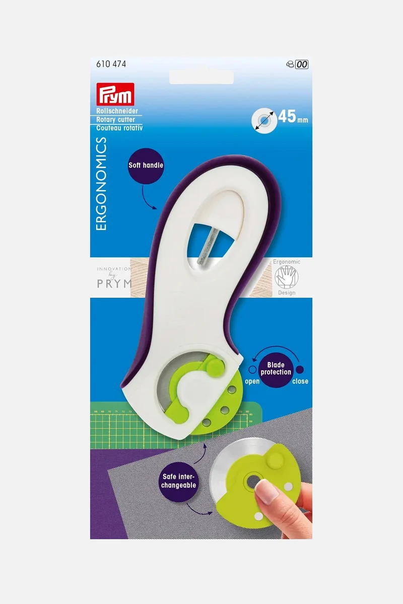 PRYM Rollschneider Ergonomics – 45 mm