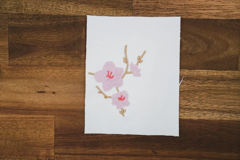 Stickdatei Kirschblüte – 69,8 × 87,1 mm