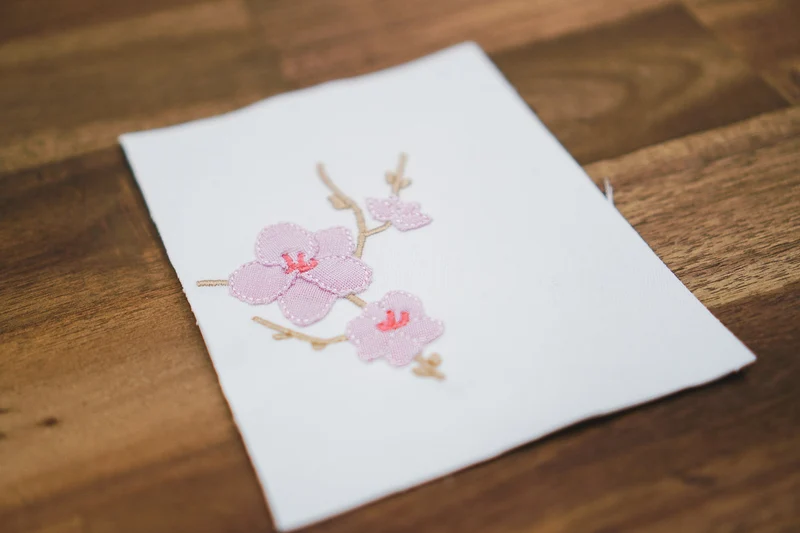 Stickdatei Kirschblüte – 69,8 × 87,1 mm