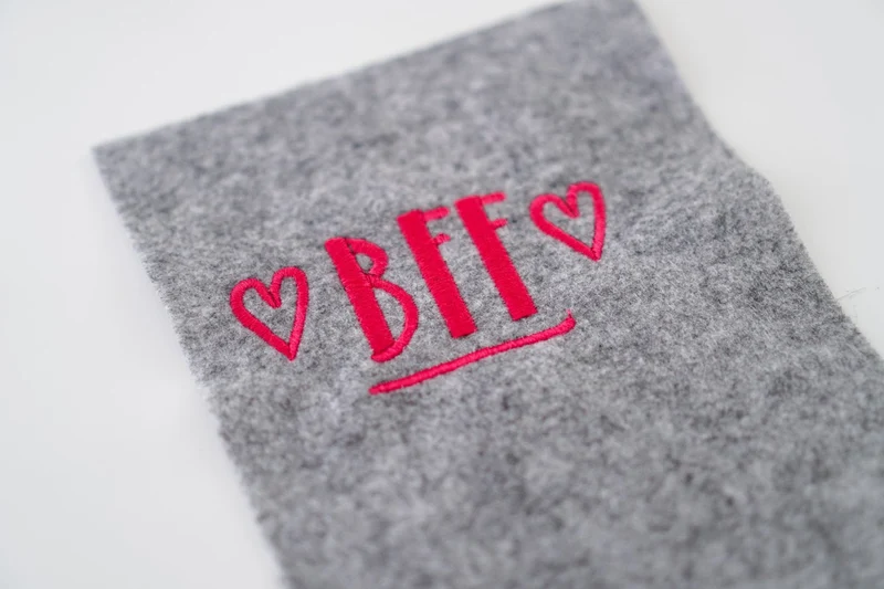 Stickdatei Best Friends – 96,2 × 47,6 mm