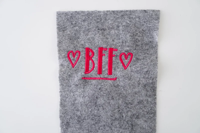 Stickdatei Best Friends – 96,2 × 47,6 mm
