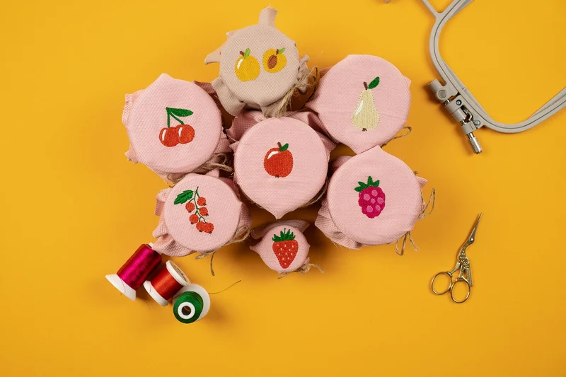 Stickdateien Marmeladengläser