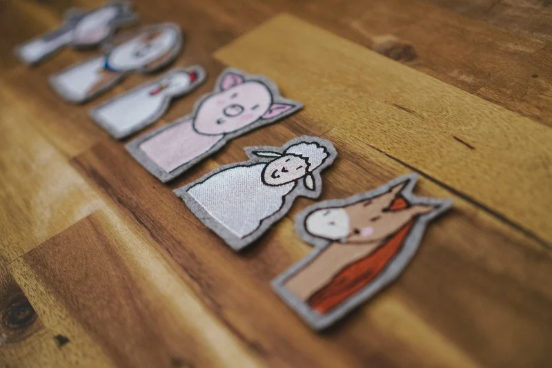 6x Stickdateien Tiere »Bauernhof« (SET)