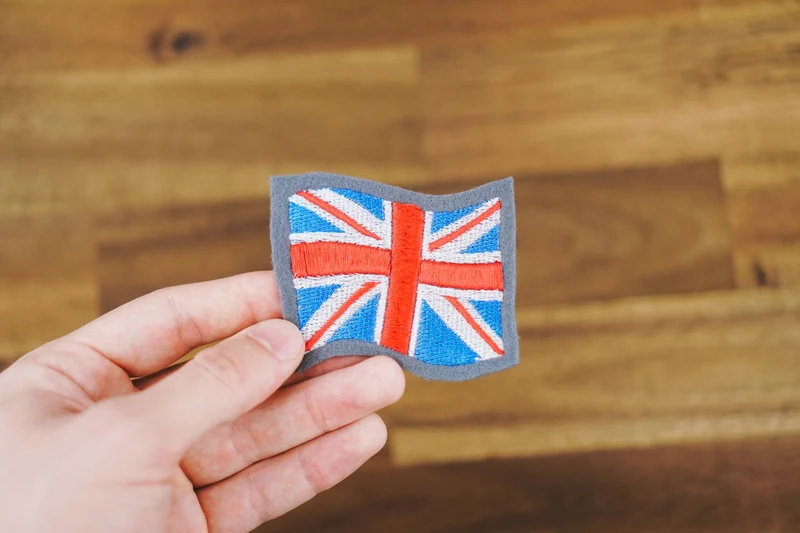 Stickdatei Flagge Großbritannien – 89,5 × 55,1 mm