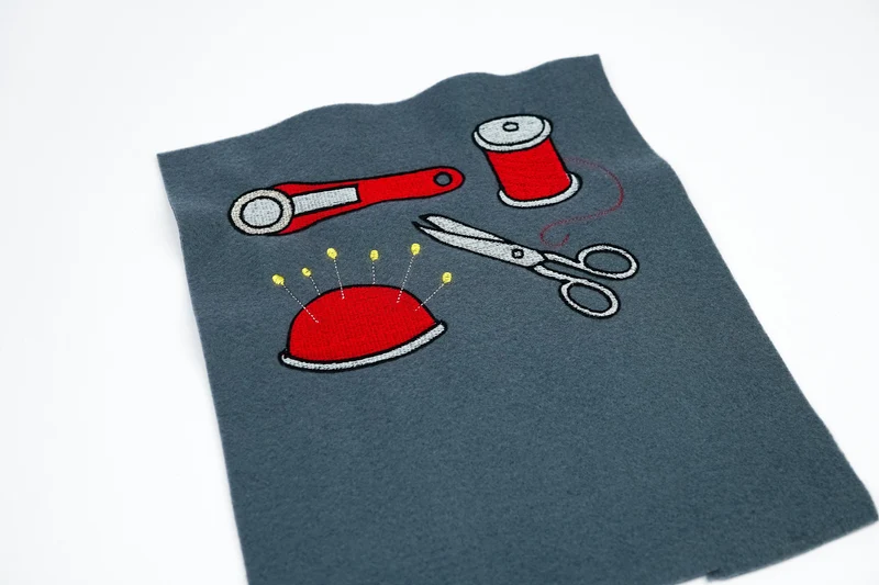 4x Stickdateien »Nähen« (SET) ✂️📌