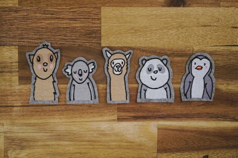 5x Stickdateien Tiere »International« (SET)