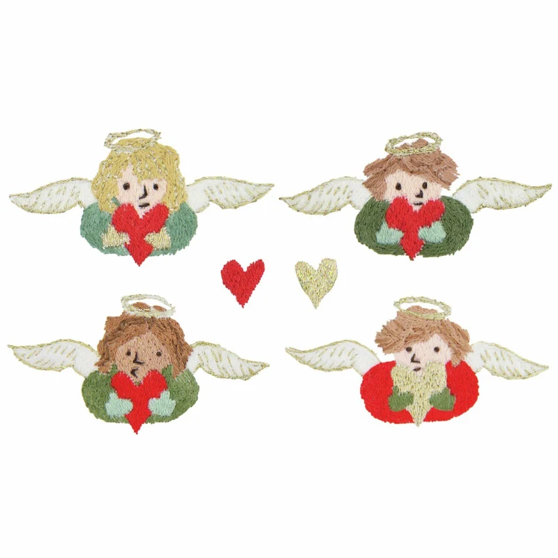 Stick and Stitch Packung "Engel mit Herzen"