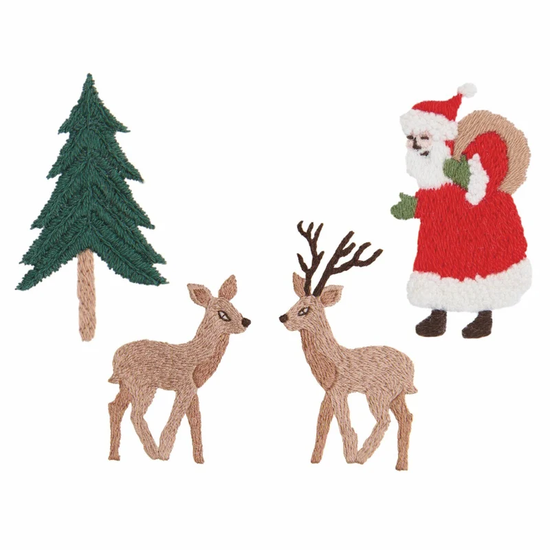 Stick and Stitch Packung "Weihnachtswald"