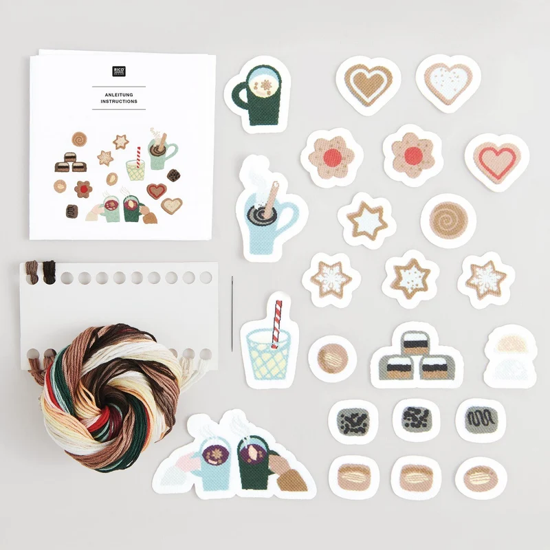 Stick and Stitch Packung "Kekse"