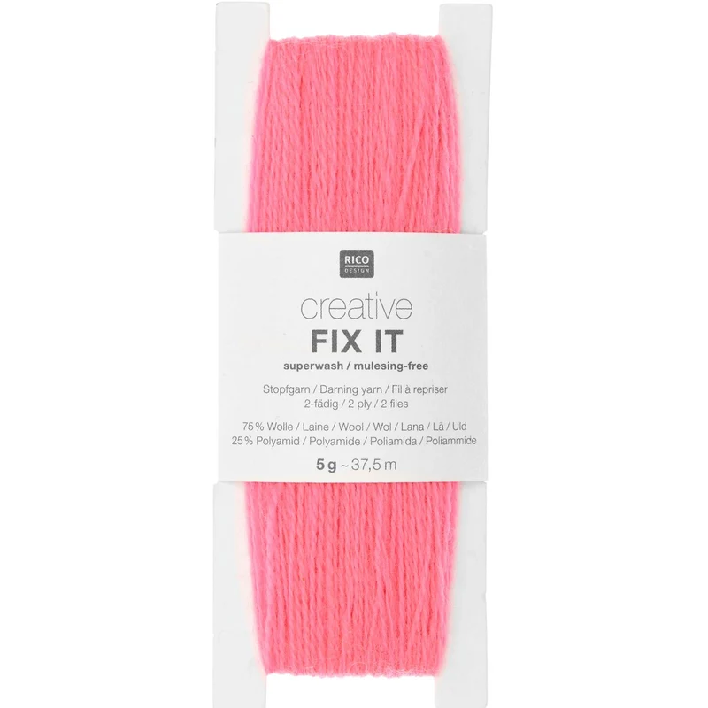 creative FIX IT Stopfgarn- neon pink