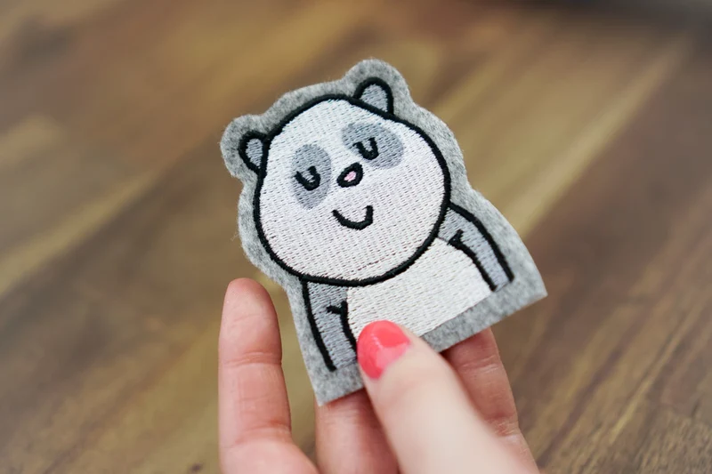 Stickdatei Panda – 54,3 × 66,2 mm