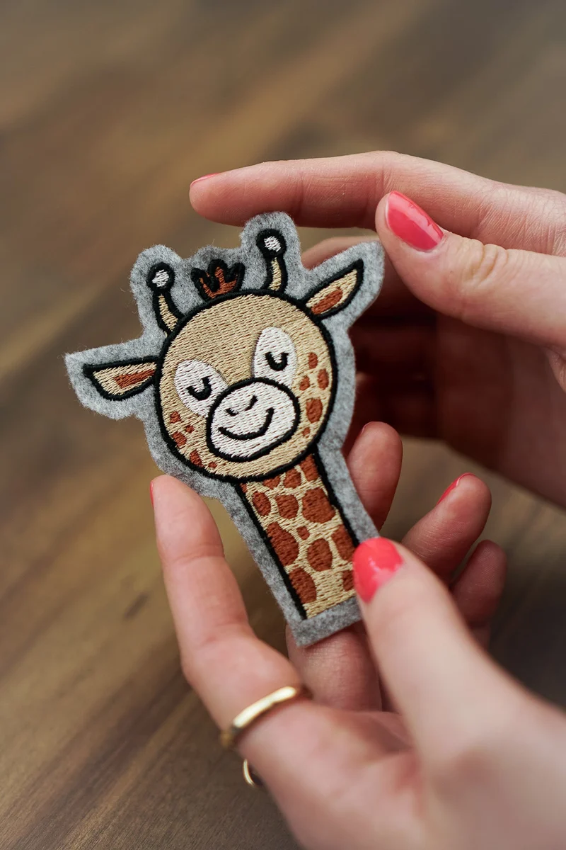 Stickdatei Giraffe – 71,3 × 87,8 mm