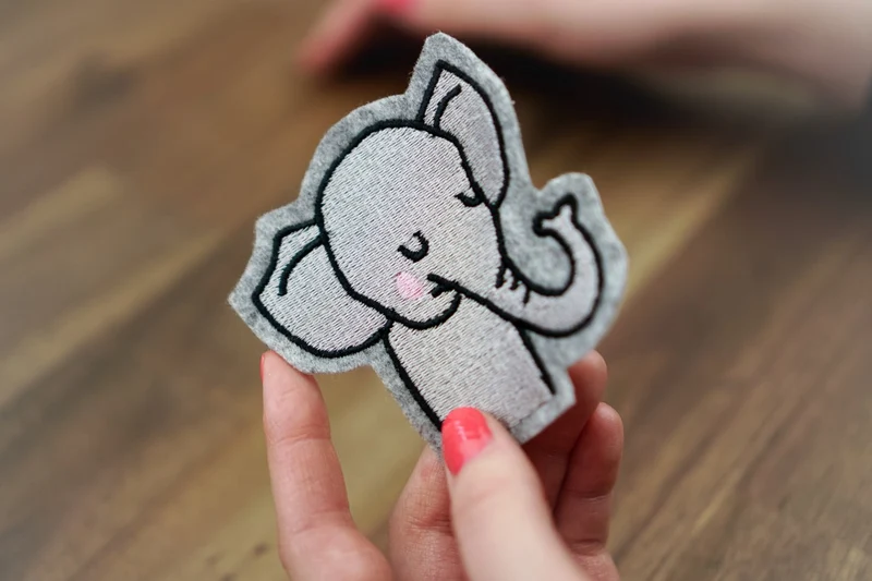 Stickdatei Elefant – 77,3 × 75,4 mm