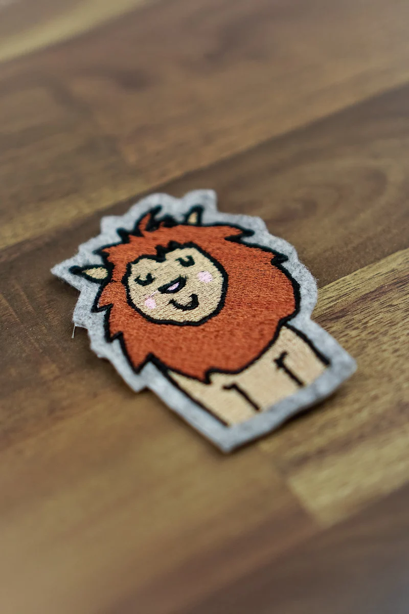 Stickdatei Löwe – 57,5 × 79,2 mm