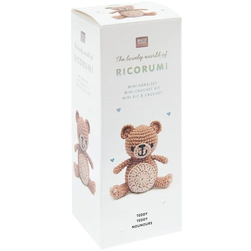 RICORUMI Mini Häkelset Bär