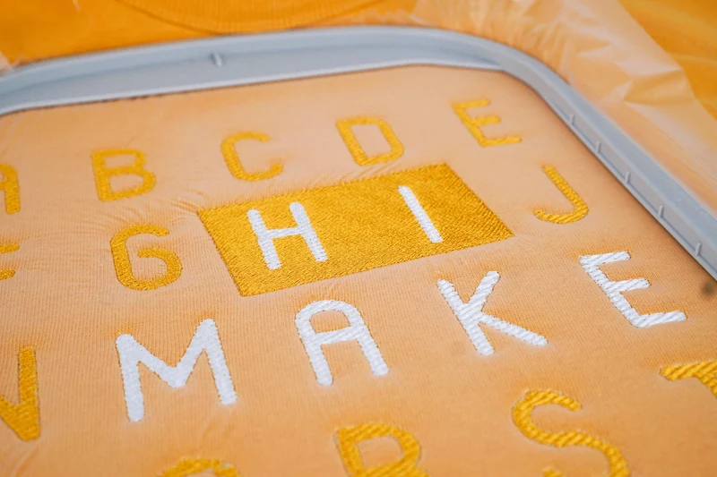 Stickdatei Alphabet »MODERN«