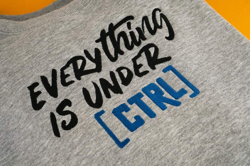 Stickdatei »Everything is under [CTRL]« – 20,1 × 13,9 mm