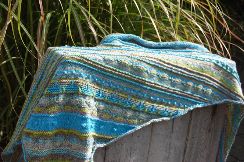 Strickanleitung asymmetrisches Dreieckstuch (PDF)