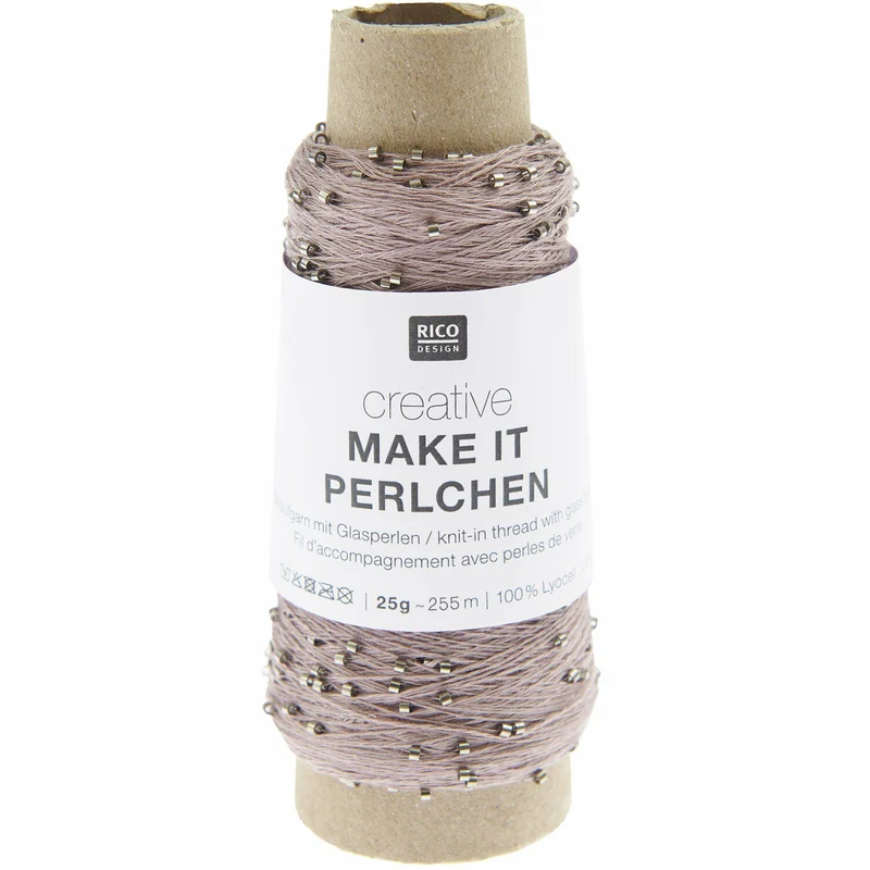 MAKE IT PERLCHEN- Beilaufgarn mit Glasperlen