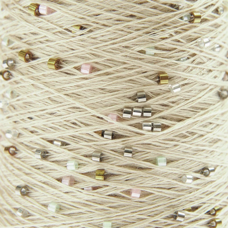 MAKE IT PERLCHEN- Beilaufgarn mit Glasperlen