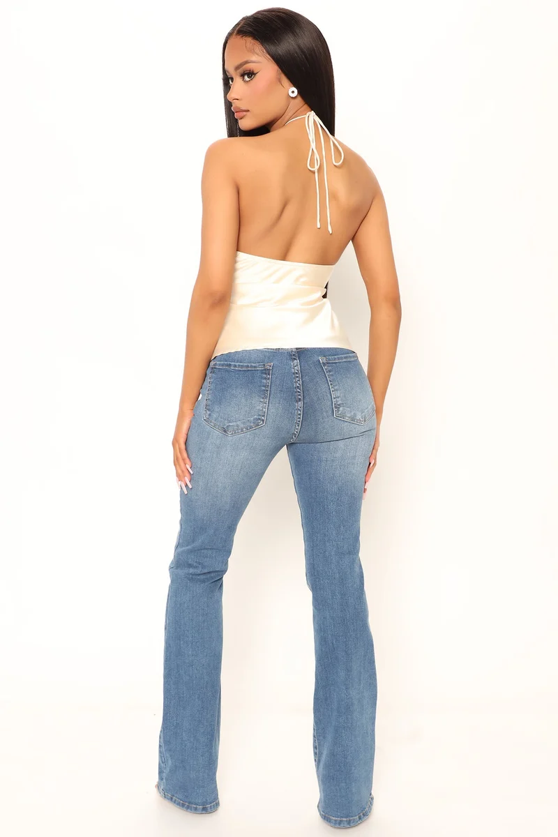 A Dream Away Halter Top - Cream