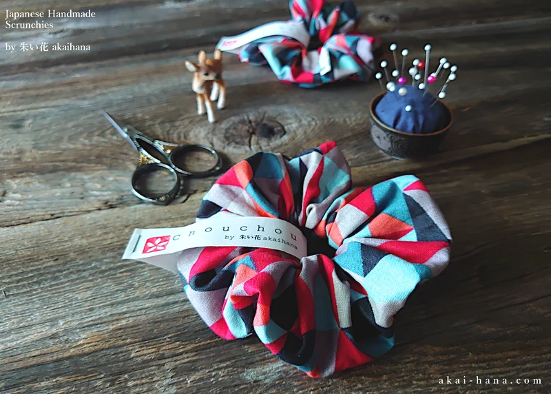 Japanese Handmade Scrunchies, Circus ⦿scaf0009