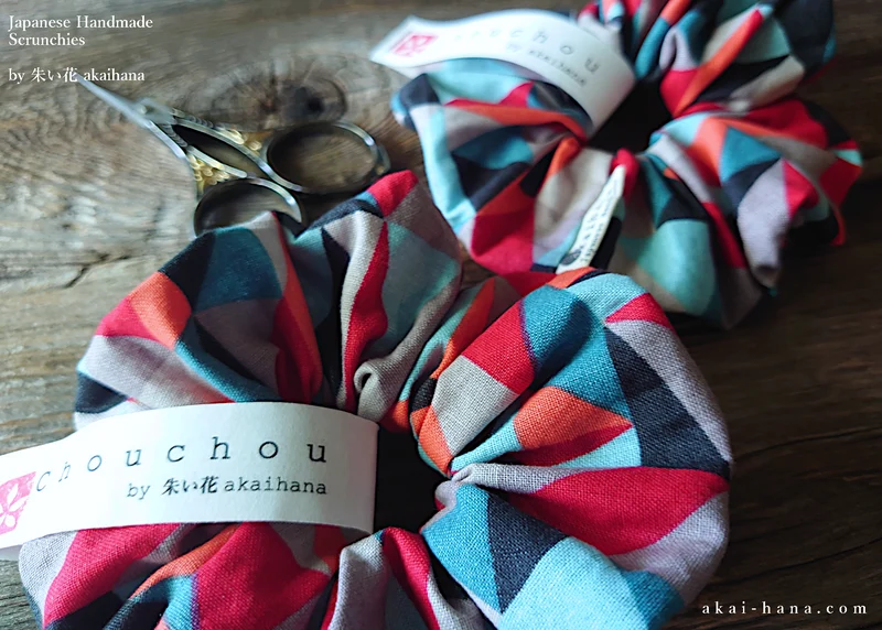 Japanese Handmade Scrunchies, Circus ⦿scaf0009
