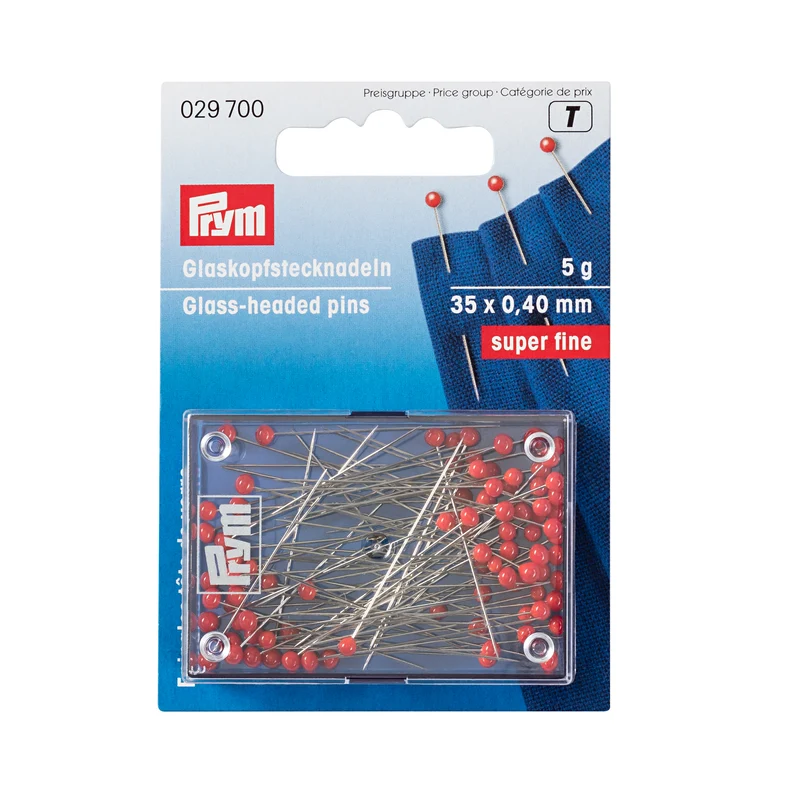 Prym Glaskopfstecknadeln super fein