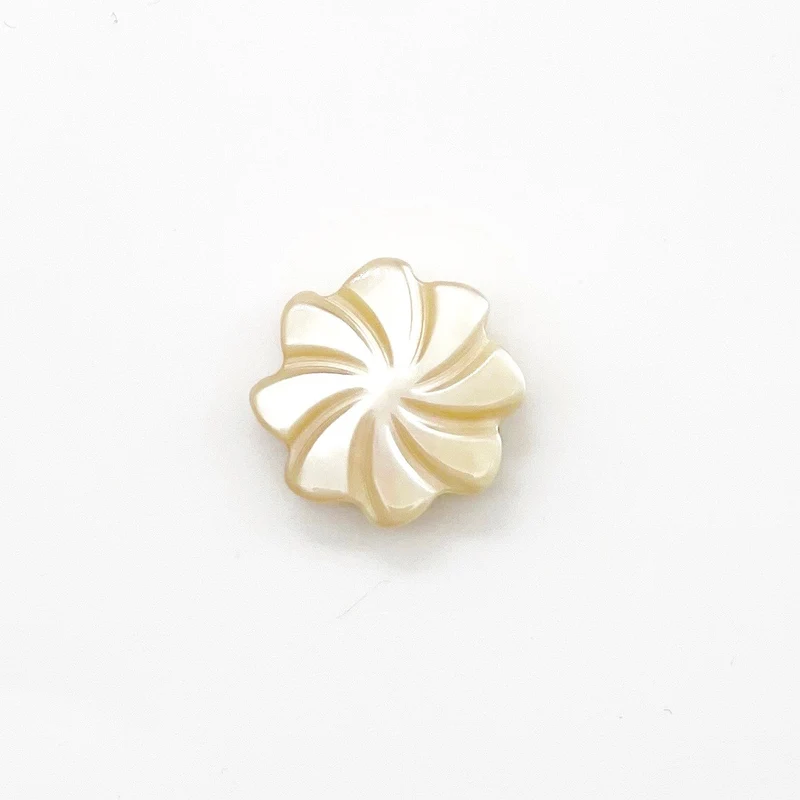Perlmuttknopf Blume