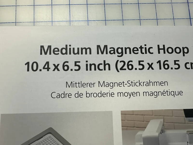 .Bernina Medium Magnetic hoop SF