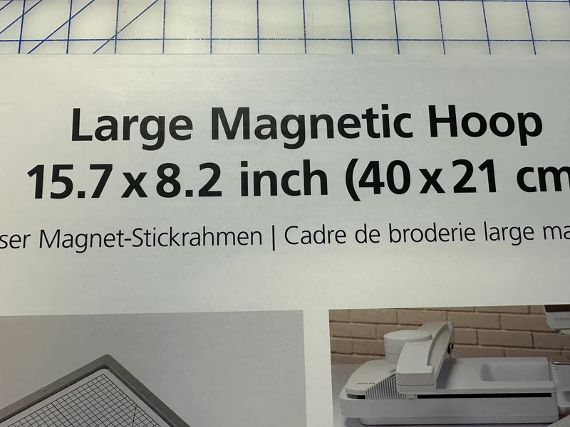 .Bernina Large Magnetic embroidery hoop in stock SF