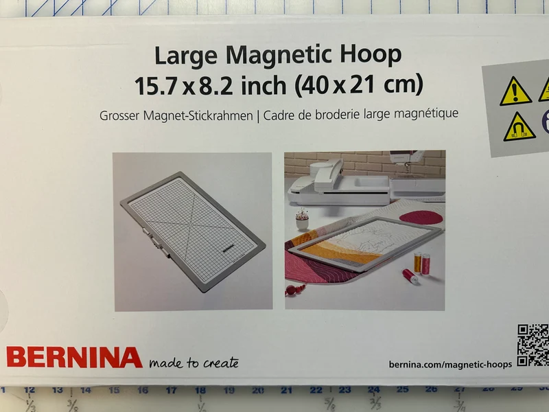 .Bernina Large Magnetic embroidery hoop in stock SF
