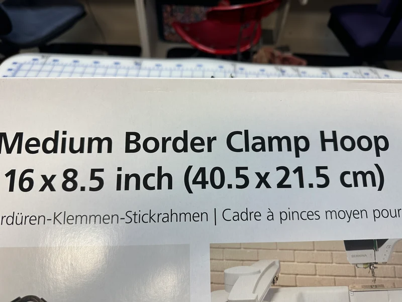 .Bernina Medium Border Clamp Hoop SF