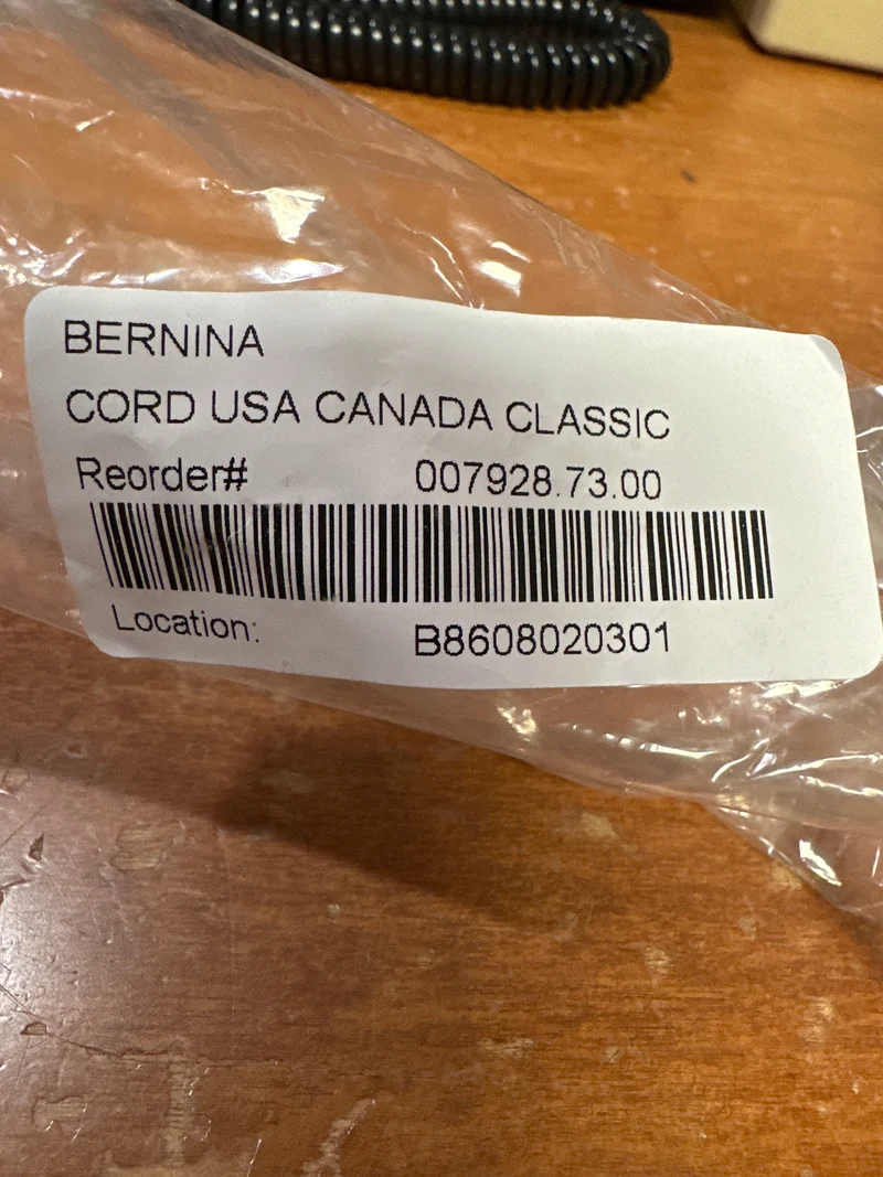 Power Cord fits many brands of machines B60