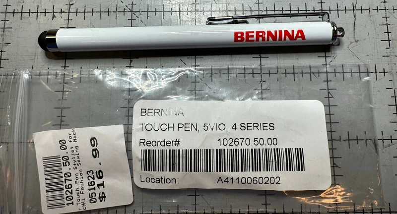 Bernina 5 and 4 and 3 series 2nd Gen & 990 series touch pen stylus B37