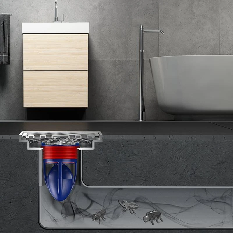 Magnetic levitation floor drain