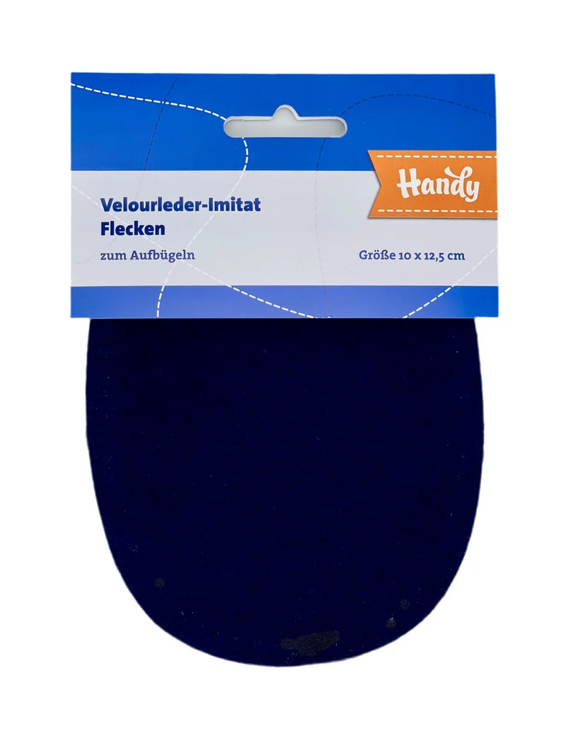 2er-Set Velourleder-Imitat Flecken