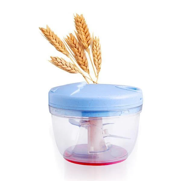 Manual Pull Rope Vegetable Garlic Cutter