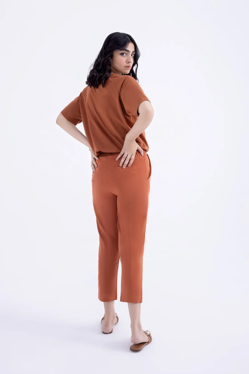 Oversized Cotton T-Shirt With Side Slits