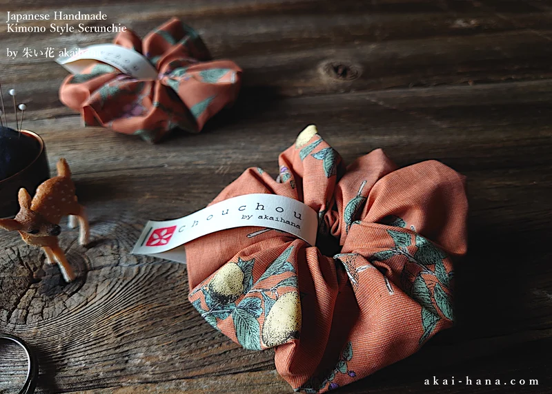 Japanese Handmade Scrunchies, Fruits, scjf0106