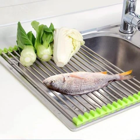 Roll-Up Drainer Rack