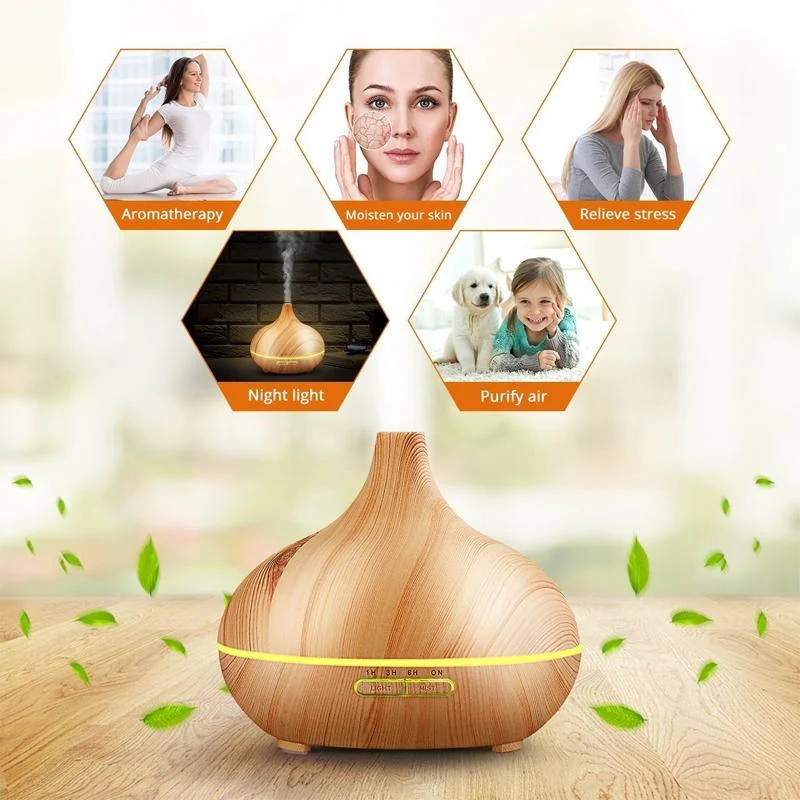 Ultrasonic Wood Grain Aromatherapy Machine