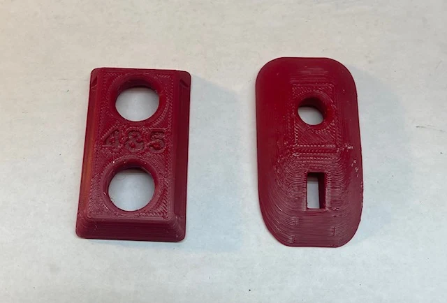 .4 5 series Knob & bobbin winder protector set color Red not for silver bobbin machines B44